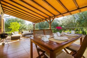A balcony or terrace at Finca Katia