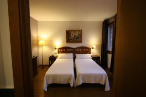 Cama o camas de una habitación en Hotel Moli De La Torre