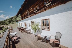 Balkon lub taras w obiekcie Roanwirt
