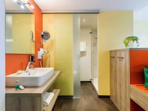 Koupelna v ubytování ibis Styles Nagold-Schwarzwald