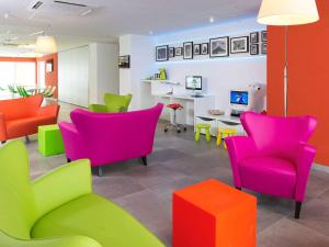 Posezení v ubytování Ibis Styles Nivelles
