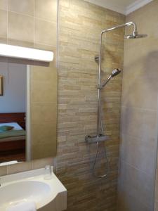 Koupelna v ubytování Gästehaus Residenz Lapeiner