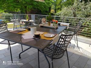 Balkón nebo terasa v ubytování Relais Villa Lézard