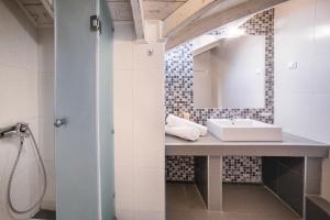 Vannituba majutusasutuses Pierros Hotel