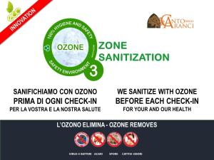 a label for a coupon for omega organic omega calcium carbonate ammonium sulfate at Canto degli Aranci in Florence