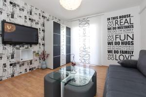 TV a/nebo společenská místnost v ubytování Holiday home Biondic