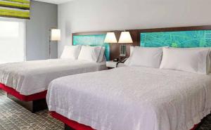 Hampton Inn Monahans, Tx客房内的一张或多张床位