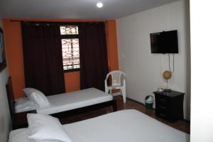 Katil atau katil-katil dalam bilik di Hotel Ian Armenia
