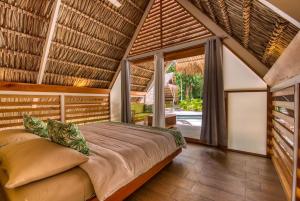 Voodi või voodid majutusasutuse Shawandha Lodge toas