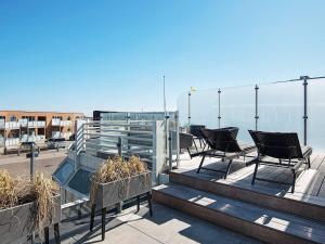 Μπαλκόνι ή βεράντα στο 8 person holiday home in Ringkøbing-By Traum