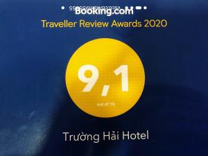 Certifikát, hodnocení, plakát nebo jiný dokument vystavený v ubytování Trường Hải Hotel
