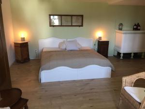 Postel nebo postele na pokoji v ubytování B&B Bären