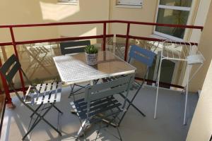 Posezení v ubytování Appartement plage de Trestraou + 8 fotografií