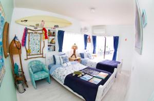 Postel nebo postele na pokoji v ubytování Splash Guest House
