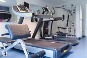 Fitnesscentret og/eller fitnessfaciliteterne på Landhotel Rügheim