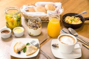 Breakfast options available to guests at CasaSur Charming Hotel