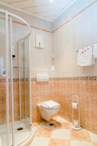 Koupelna v ubytování Hotel Pendl