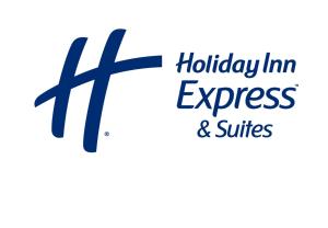 a logo for a holiday inn express and suites at Holiday Inn Express- Eau Claire West I-94, an IHG Hotel in Eau Claire