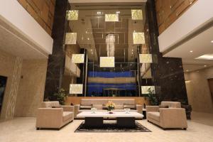Posezení v ubytování Radisson Udaipur