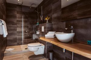 Koupelna v ubytování B&B Bleiswijk