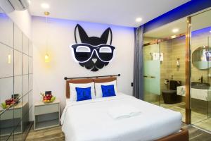 Postel nebo postele na pokoji v ubytování EROS Hotel - Love Hotel