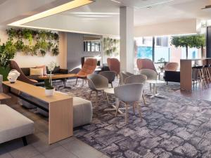 Posezení v ubytování Novotel Lausanne Bussigny