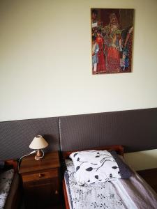 Łóżko lub łóżka w pokoju w obiekcie Apartamenty Sokółka
