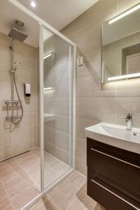 Koupelna v ubytování Trondheim Leilighetshotel