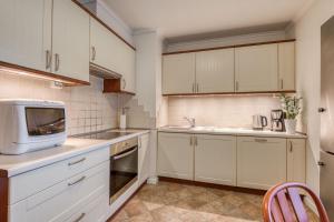 Kuchyň nebo kuchyňský kout v ubytování Trondheim Leilighetshotel