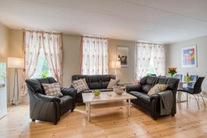 Posezení v ubytování Trondheim Leilighetshotel