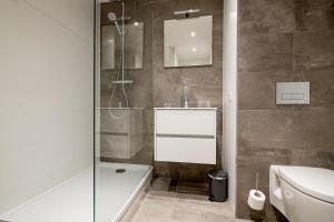Koupelna v ubytování Hotel Almenum - het sfeervolle stadslogement -