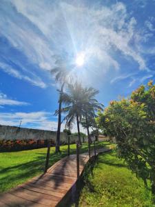 Um jardim em Pousada Vila Cajuína - Luís Correia