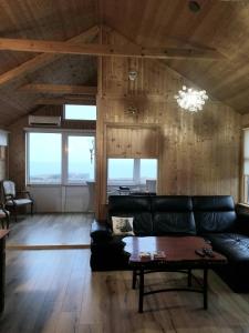 A seating area at Lava House on the Ocean