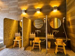 Koupelna v ubytování Super Hotel Kashima + 37 fotografií