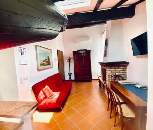 Posezení v ubytování Dietro le volte