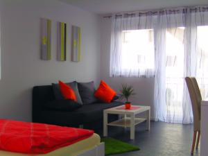 Posezení v ubytování Murthum Gästeappartments
