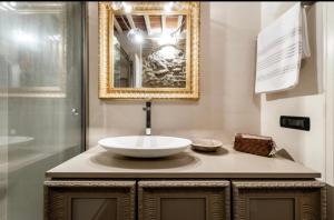 A bathroom at Casa Costanza