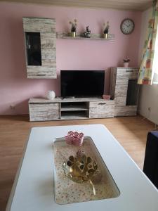 TV a/nebo společenská místnost v ubytování FEWO RENKEN