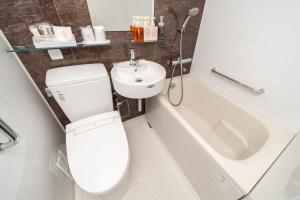 Koupelna v ubytování Hotel Sunlite Shinjuku