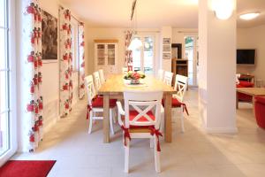 Kuchyň nebo kuchyňský kout v ubytování Ferienhaus Lucia