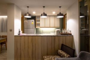 Nhà bếp/bếp nhỏ tại The Residence Rajtaevee Hotel
