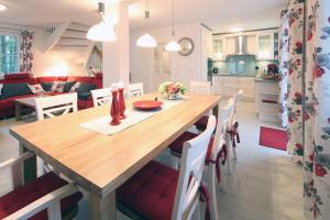 Kuchyň nebo kuchyňský kout v ubytování Ferienhaus Lucia