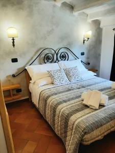 Posteľ alebo postele v izbe v ubytovaní Agriturismo La Perlara - Adults Only