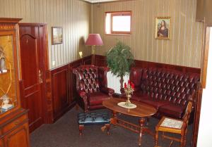 Istumisnurk majutusasutuses Hotel Klor