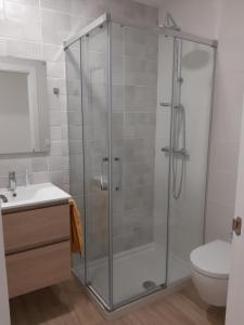 Ein Badezimmer in der Unterkunft Home Sweet Home Main St Pamplona