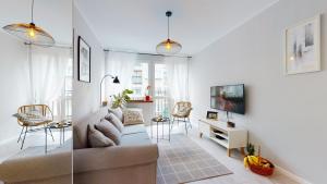 Μια τηλεόραση ή/και κέντρο ψυχαγωγίας στο Apartament Kuźnicza