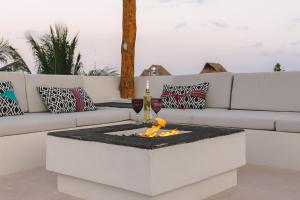 Posezení v ubytování Hotel Boutique La Puerta Azul Beachfront - Adults Only