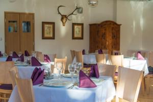 Restoran või mõni muu söögikoht majutusasutuses Hotel Stierer