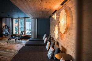 Istumisnurk majutusasutuses Hotel Pradat