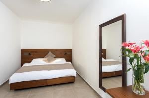 Letto o letti in una camera di Residence Hluboká